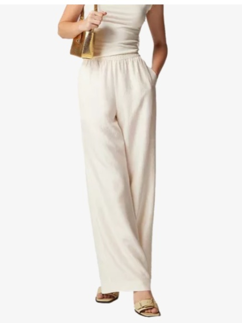 J.Crew Stratus Pants in Textured Satin Size S